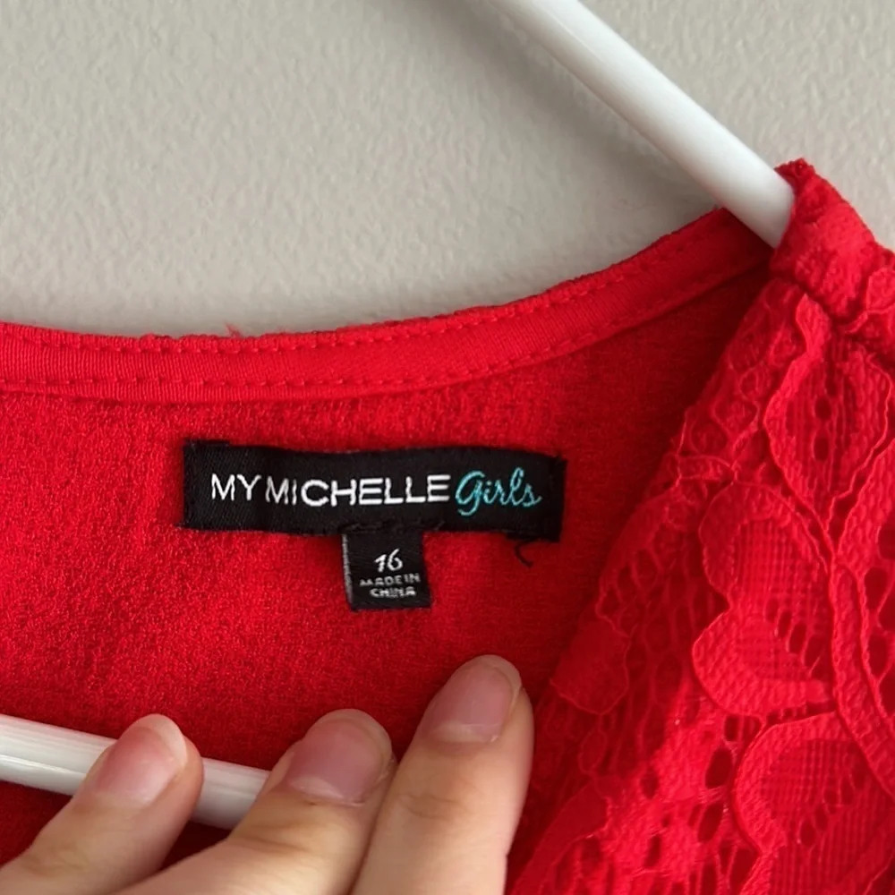 Girls red dress!